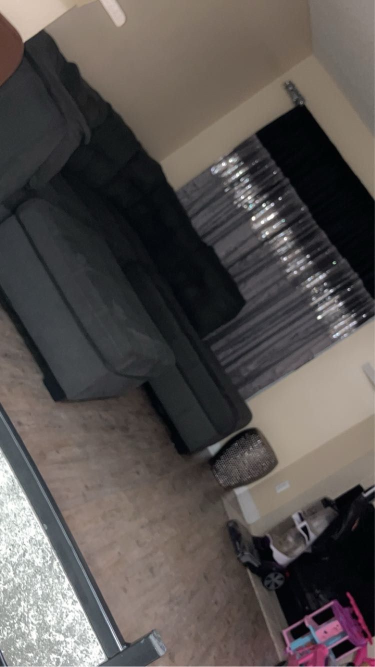 Sectional Pull Out Bed with Ottoman 