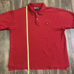 CHAPS RALPH LAUREN RED POLO MEN'S SIZE XL