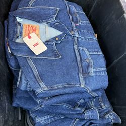 Brand New Levi Jackets XL-2XL Over 100 Jackets