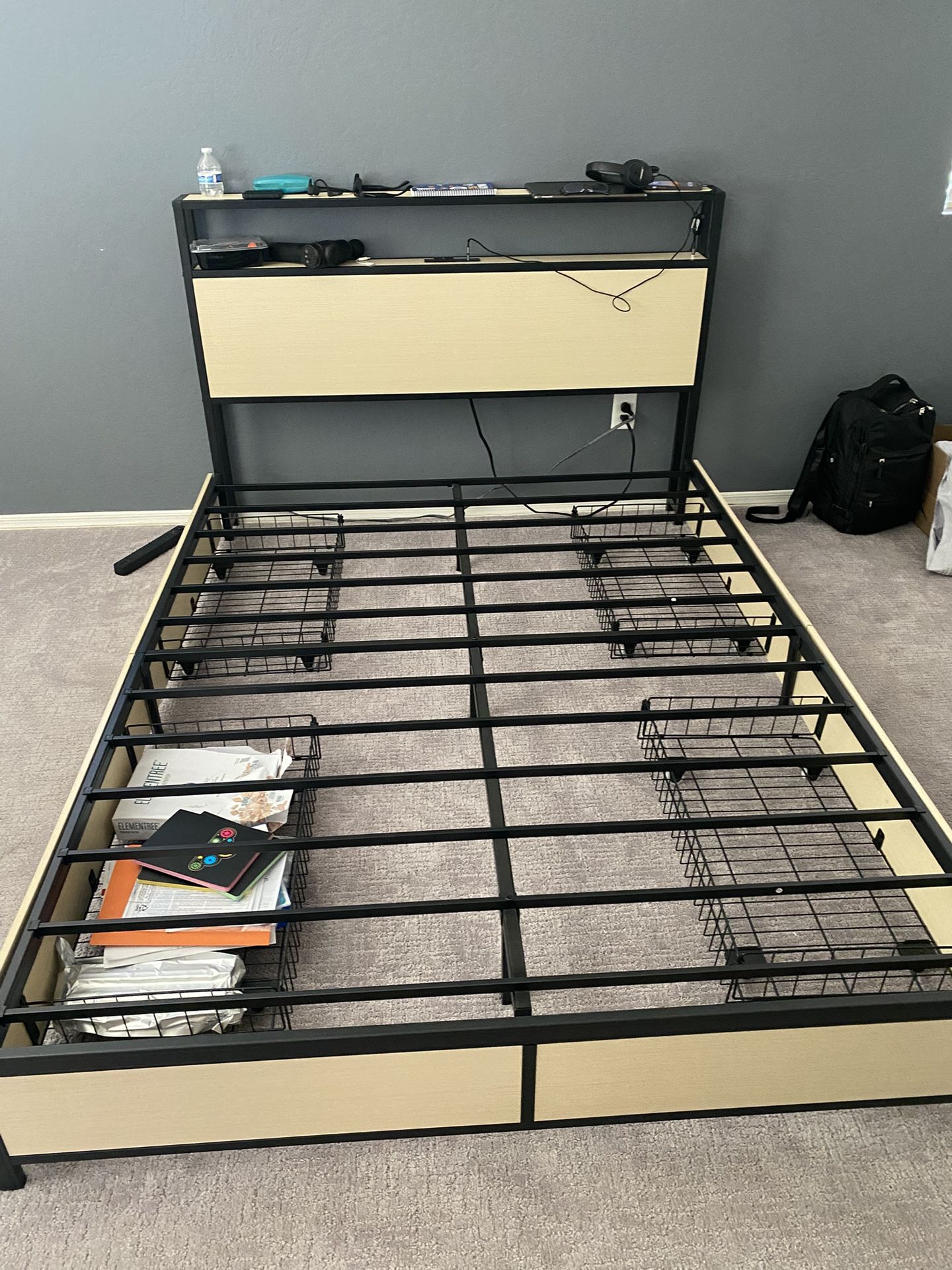 FREE. Queen Size Bed Frame. 5 Months Used. No Mattress