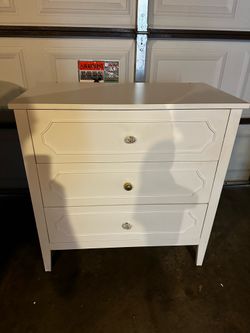 White dresser