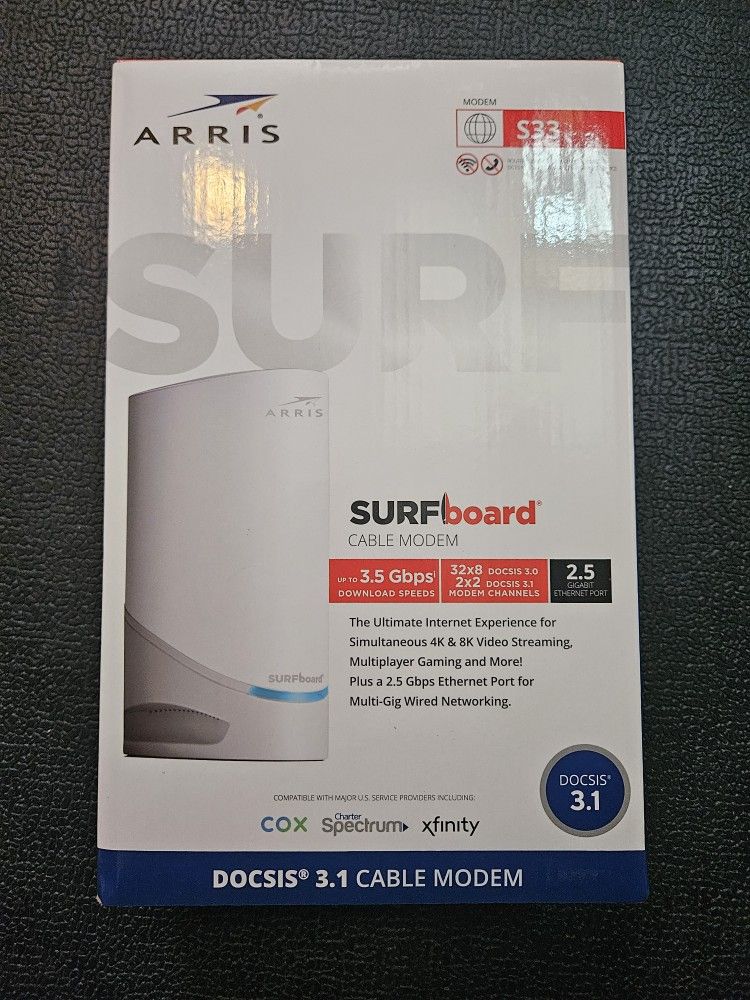 Arris Surfboard modem S33