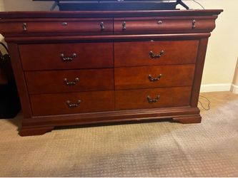 Dark Wood Dresser $120!