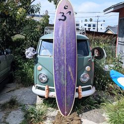 9'0 Longboard Single Fin Malibu Surfboard 