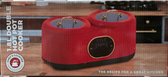 New 1.8 double Hot pot cooker