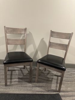 Two kitchen chairs