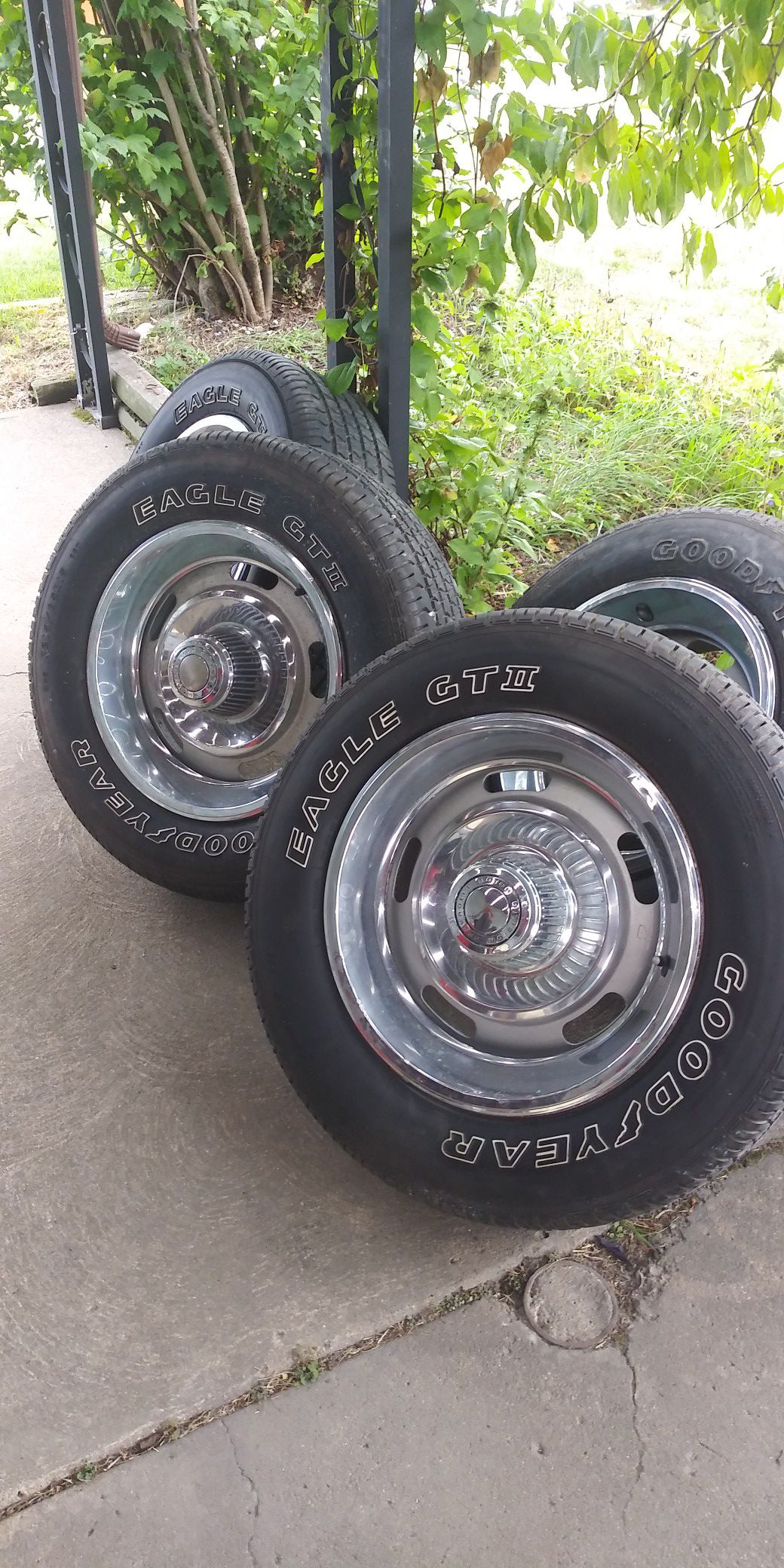 Chevy rally rims with good thread tires