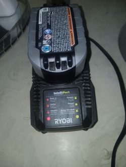 Ryobi battery and charger