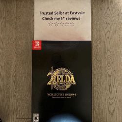 Legend of Zelda Tears of the Kingdom Collector's Edition Nintendo Switch  Brand new and factory sealed   It is compatible with switch 2 and can be upg
