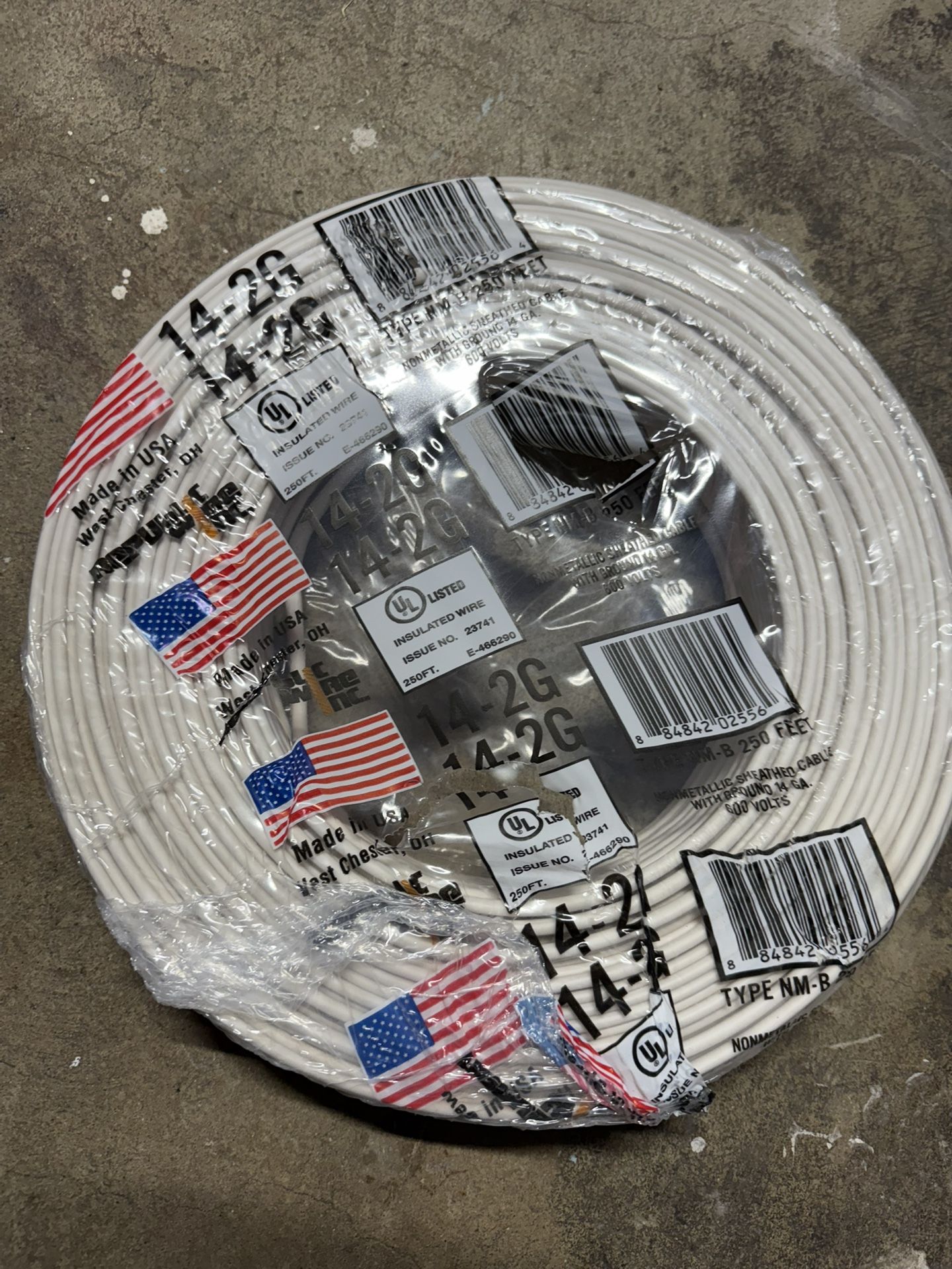 14/2 Wire/cable 250ft