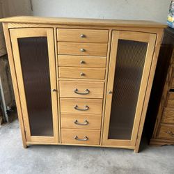 Beautiful Solid Wood Sweater Cabinet
