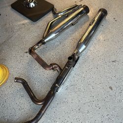 Dual Stock Exhaust Header Vance & Hines