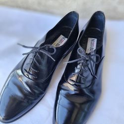 Men's Dress Shoes Oxford Italian Leather Size 11