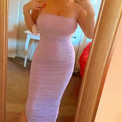 Lavender Stretchy Dress