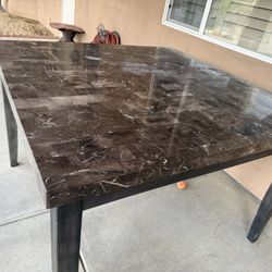 Table + 4 Chairs For Sale
