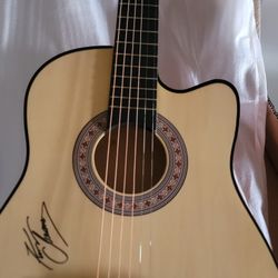 Kenny Chesney Autographed Acustic Guitar!