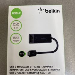 Belkin USB-C To Gigabit Ethernet Adapter