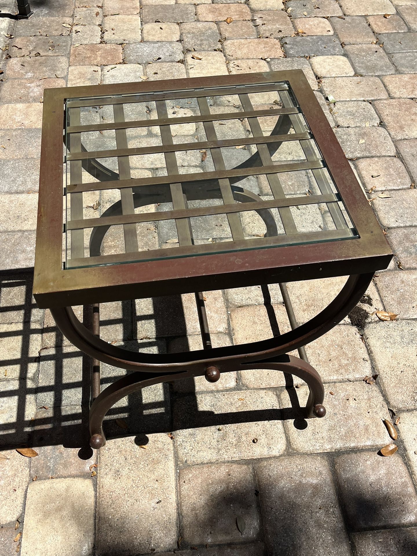 Metal End Table