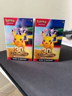 Pokemon 30th anniversary booster bundles