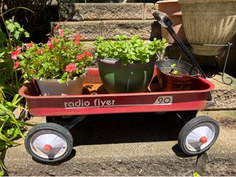 Vintage Radio Flyer 90 Wagon Garden Item ❤️
