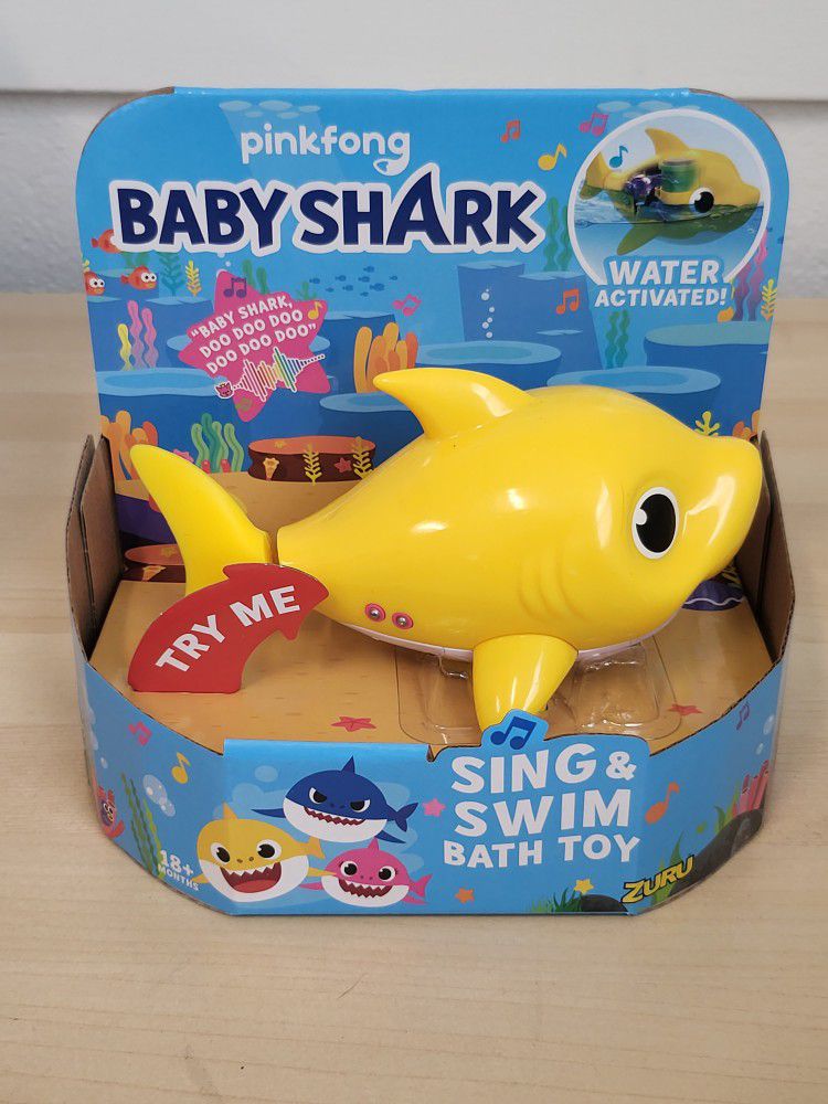 Baby Shark Yellow Bath Time Fun Toy Christmas Xmas Gift Idea