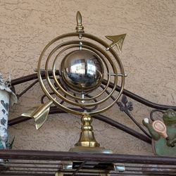 Brass Armillary Sphere – Decorative Celestial Globe Astronomy Vintage Style