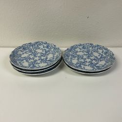Set Of Five Oriental Style Plates 