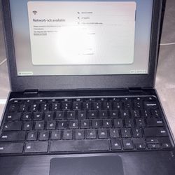 Black Lenovo Chromebook Laptop Refurbished 