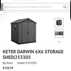6x6 Shed