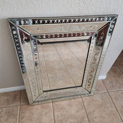 Antique Venetian Glass Mirror V