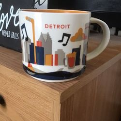 2016 Starbucks Detroit Coffee Cup. You Are Here Series. 