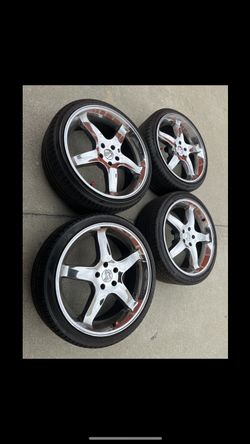 4 X 245/35r20 5x4.5 5x114.3 Stock Chrome Does Mustang Cobra SVT Wheels Rims Tires !!!