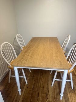 Ikea table with 4 chairs