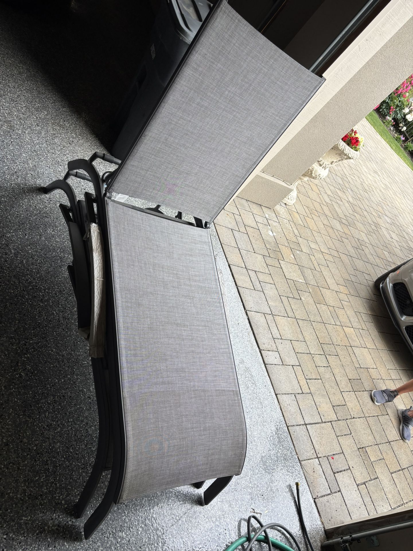Two Chaise Lounge Chairs