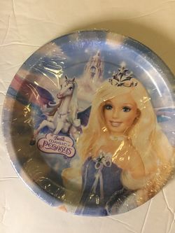 Barbie Magic of Pegasus Paper Plates