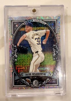 2026 Topps Bowman Chrome Jacob Misiorowski #BST-13 Sterling Mojo Refractor (RC)