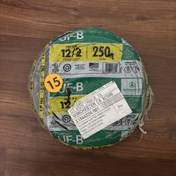 250 ft. 12/2 Gray Solid CU UF-B W/G Wire Cable
