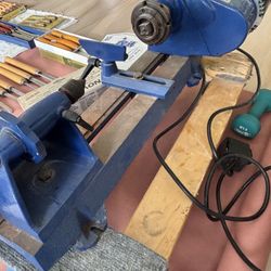 Wood Turning Lathe - RecordTools, Inc. With Knives- Make An offer!