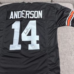 Ken Anderson Signed Autograph Custom Jersey- JSA Coa - Cincinnati Bengals