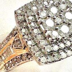 New!!! Cushion Cut Diamond Ring Women