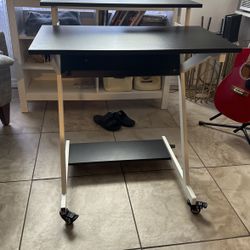 Black And White Study Table 