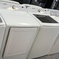 Samsung set top load washer & electric dryer with warranty delivery available fee depends on address 🏠🚛🛣️