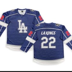 $50 NEW ADULT XL DODGERS LA KINGS JERSEY GIVEAWAY NIGHT HOCKEY BASEBALL 