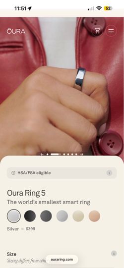 Oura 5 size 9