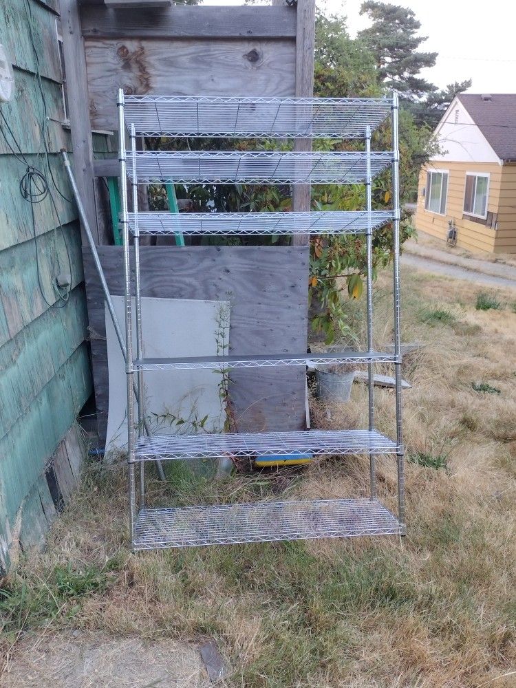 Stainless Steel Shelving Unit