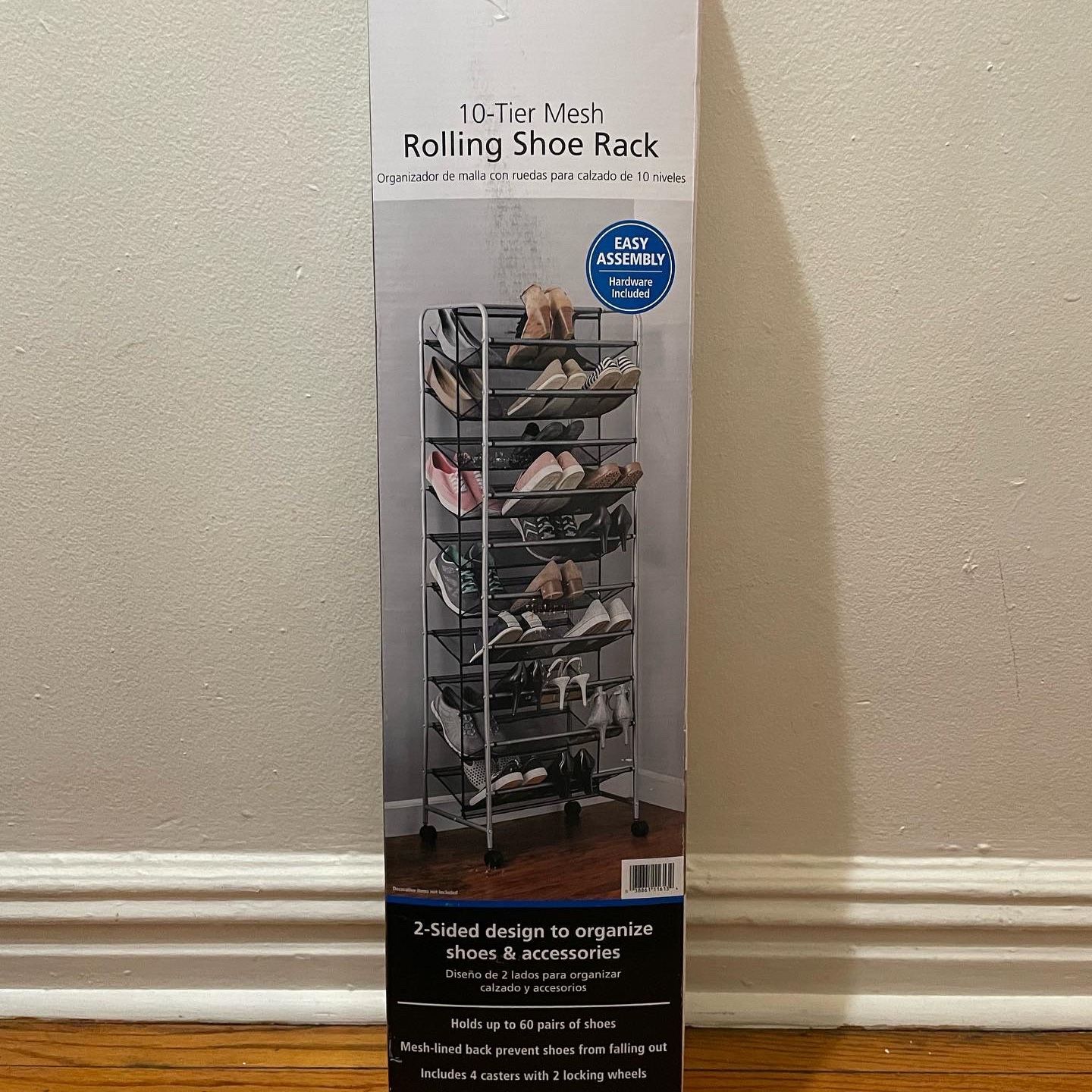 60 Pair Shoe Rack