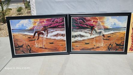 Framed Inspirational / Faith Wall Art Prints – Great Condition