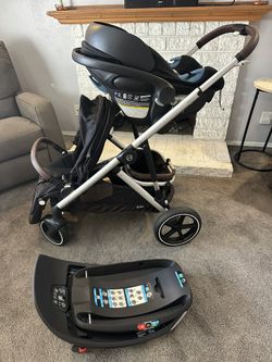 Cybex Gazelle S All-in-One Toddler and Baby Stroller With Car seat And Base