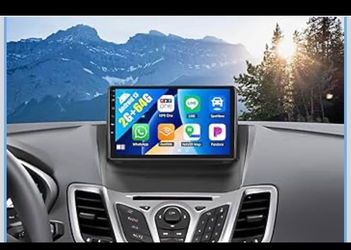 9” Double Din Radio for Ford Fiesta 2009-2014 with Carplay Android Auto Mirror Link 2G+64G