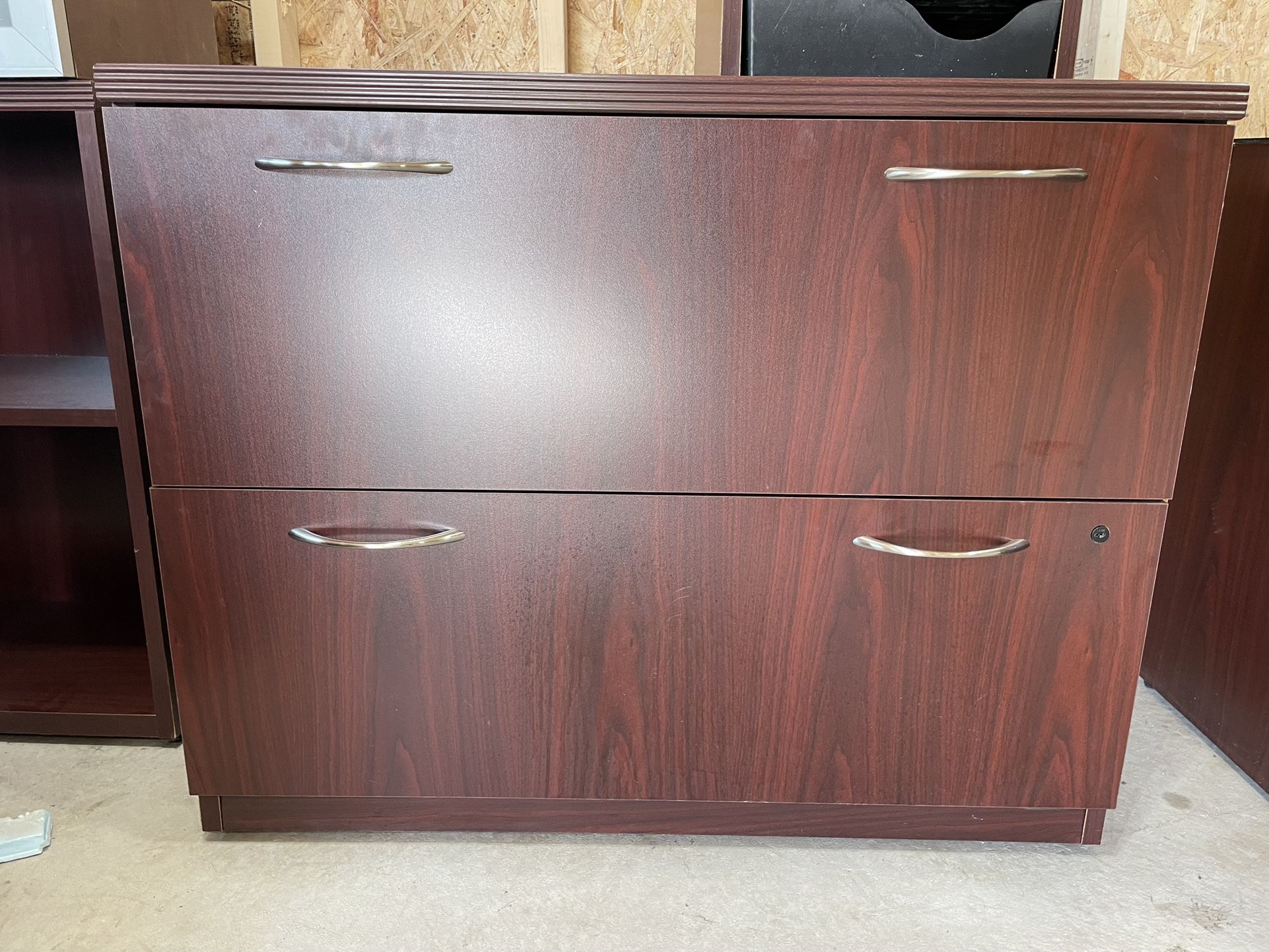 2-Drawer Filing File Cabinet Home Office Furniture Cherry Finish By Hon Company